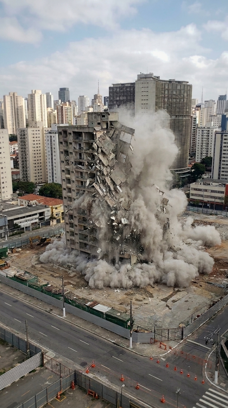 Demolição com Explosivos em São Paulo