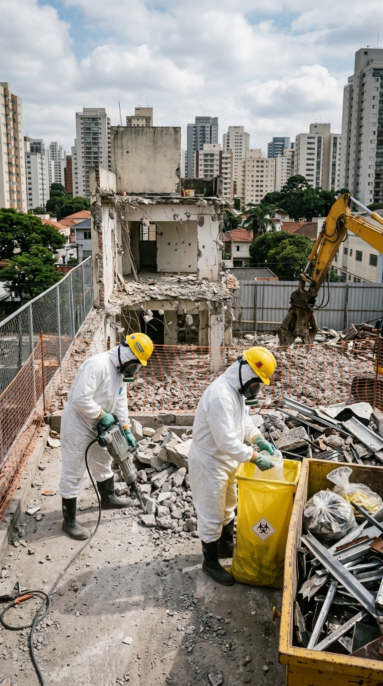 Demolição Contaminada em São Paulo