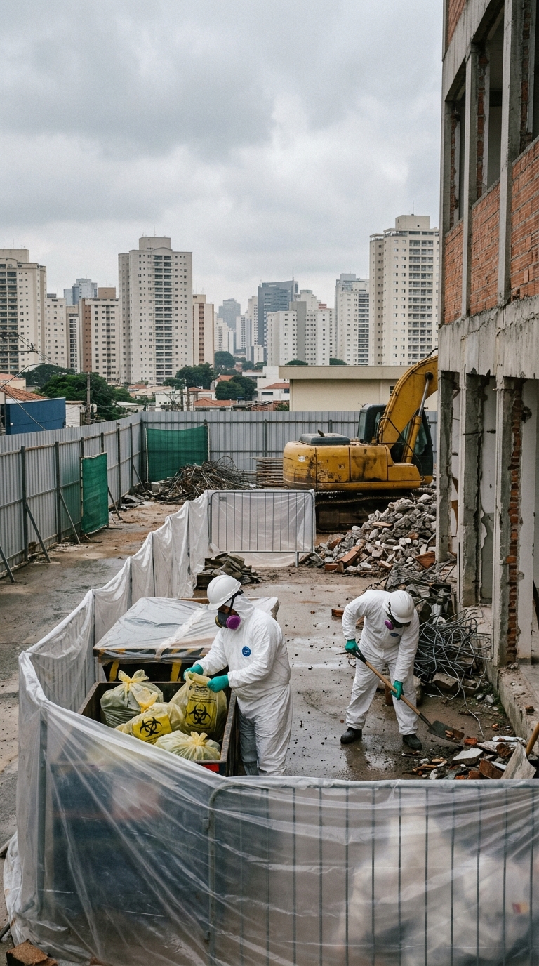 Demolição Contaminada em São Paulo