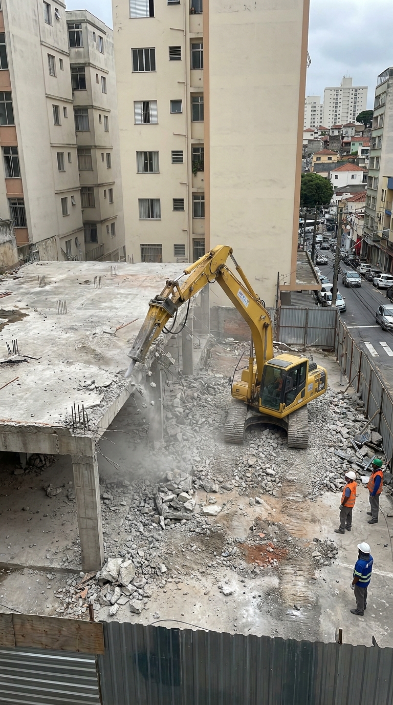 Demolição de Estruturas em São Paulo