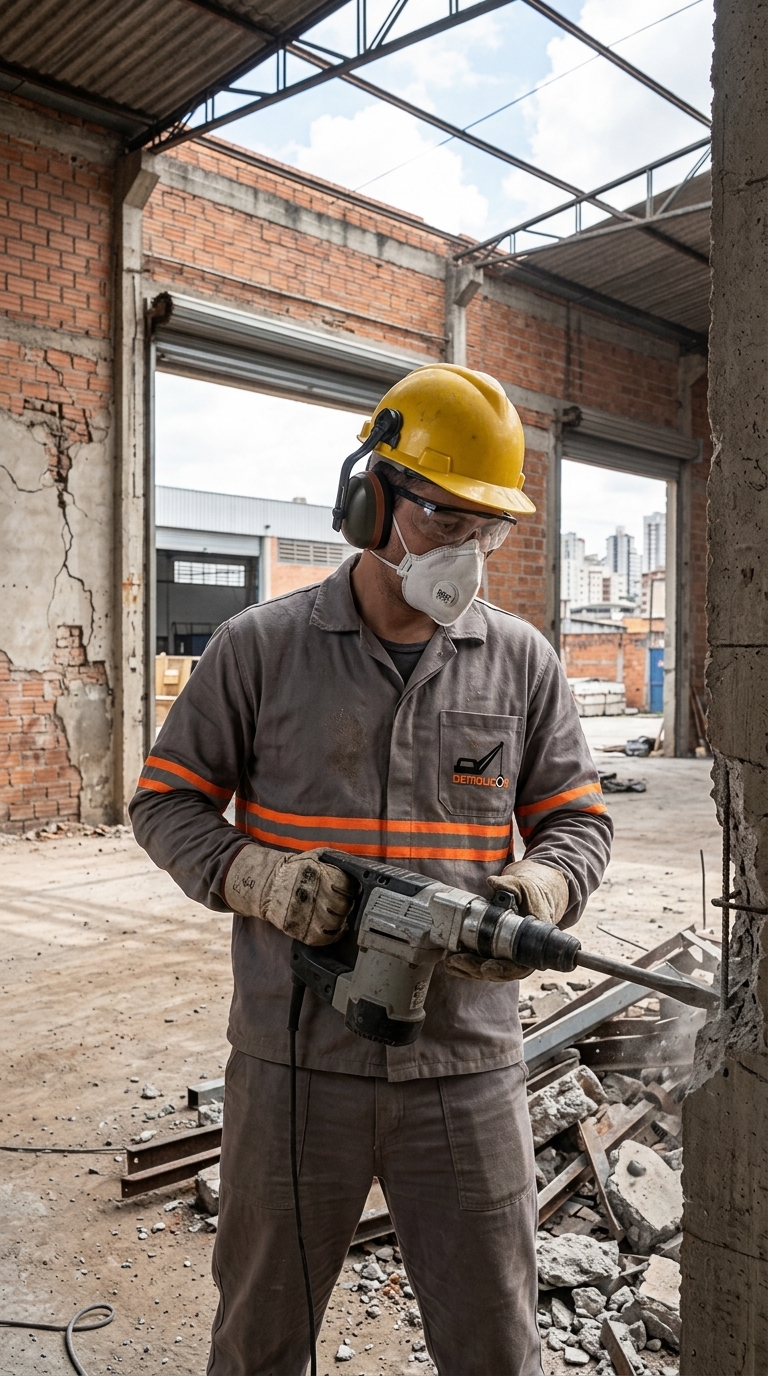 Demolição de Galpão em São Paulo