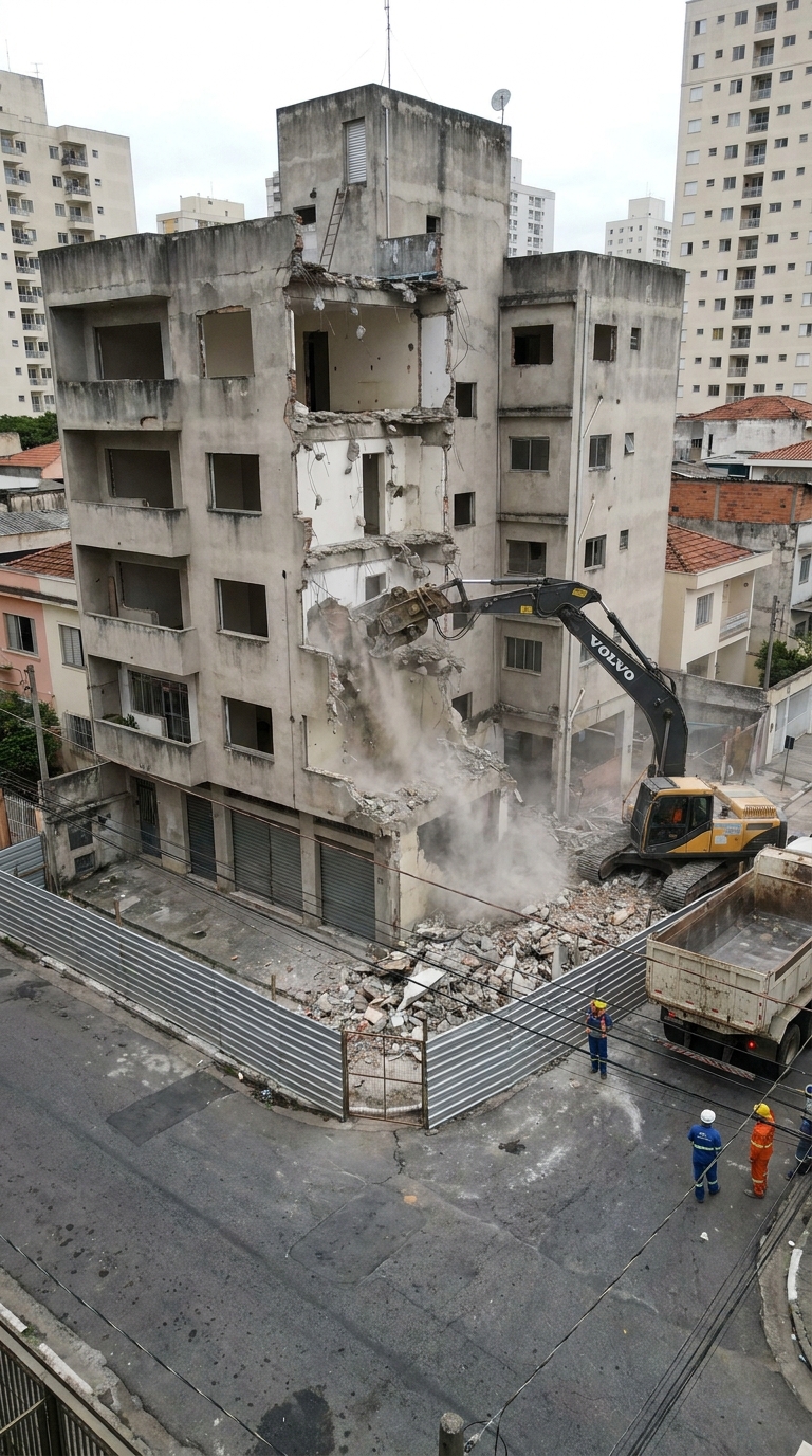 Demolição de Prédios em São Paulo