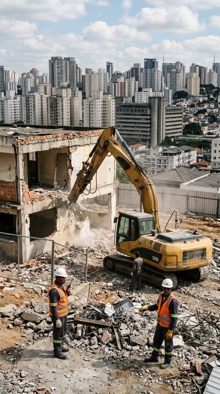 Demolição em São Paulo