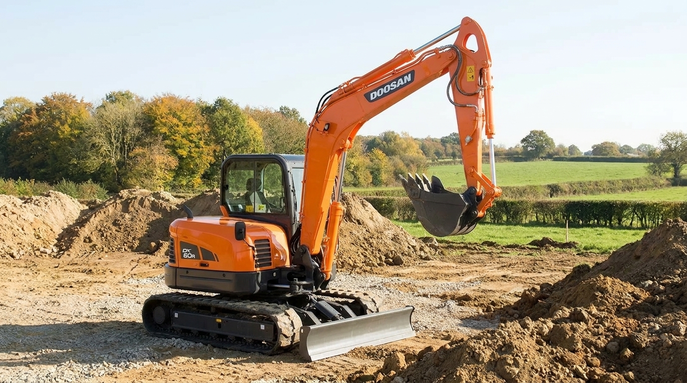 Mini Escavadeira Doosan DX80R
