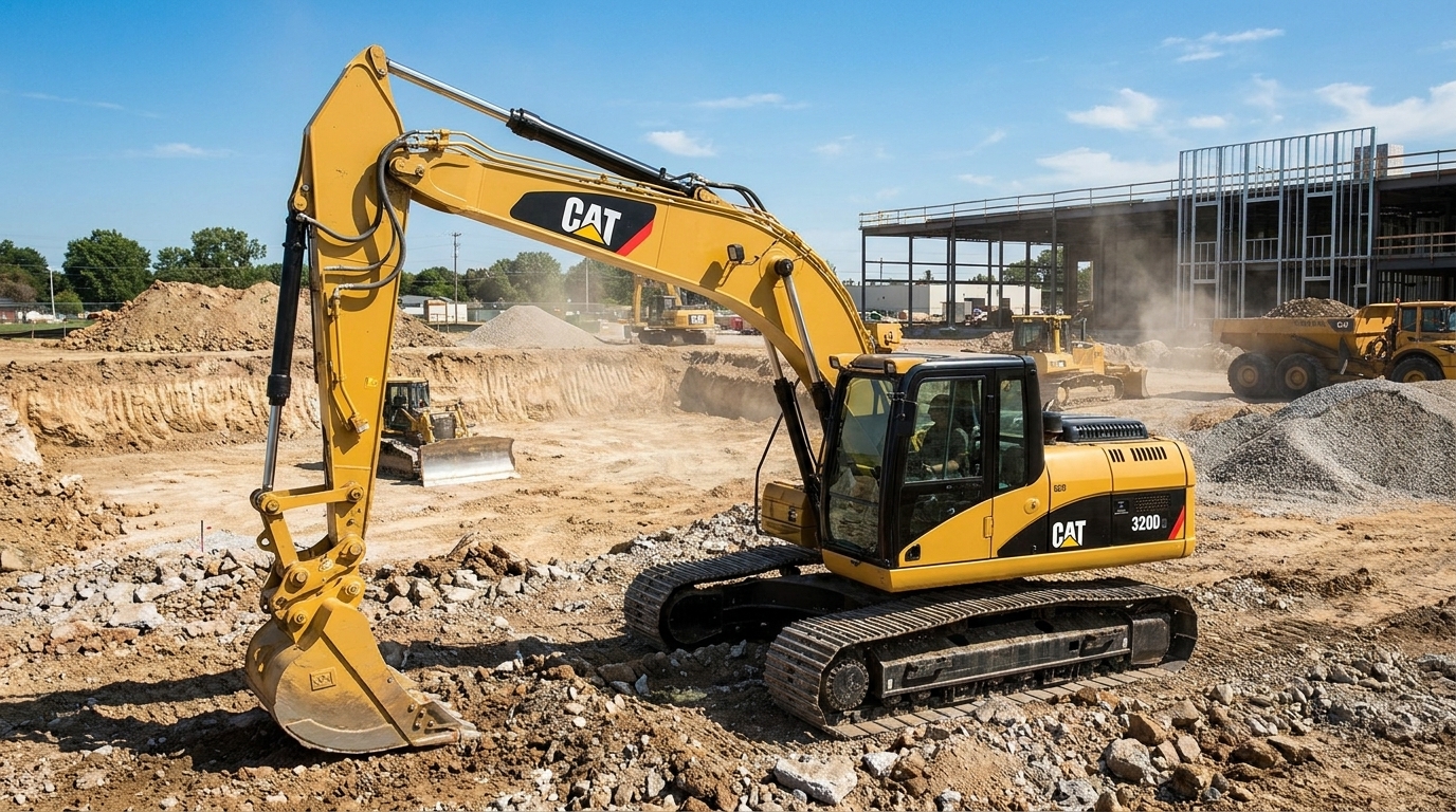 Retroescavadeira Caterpillar 320D